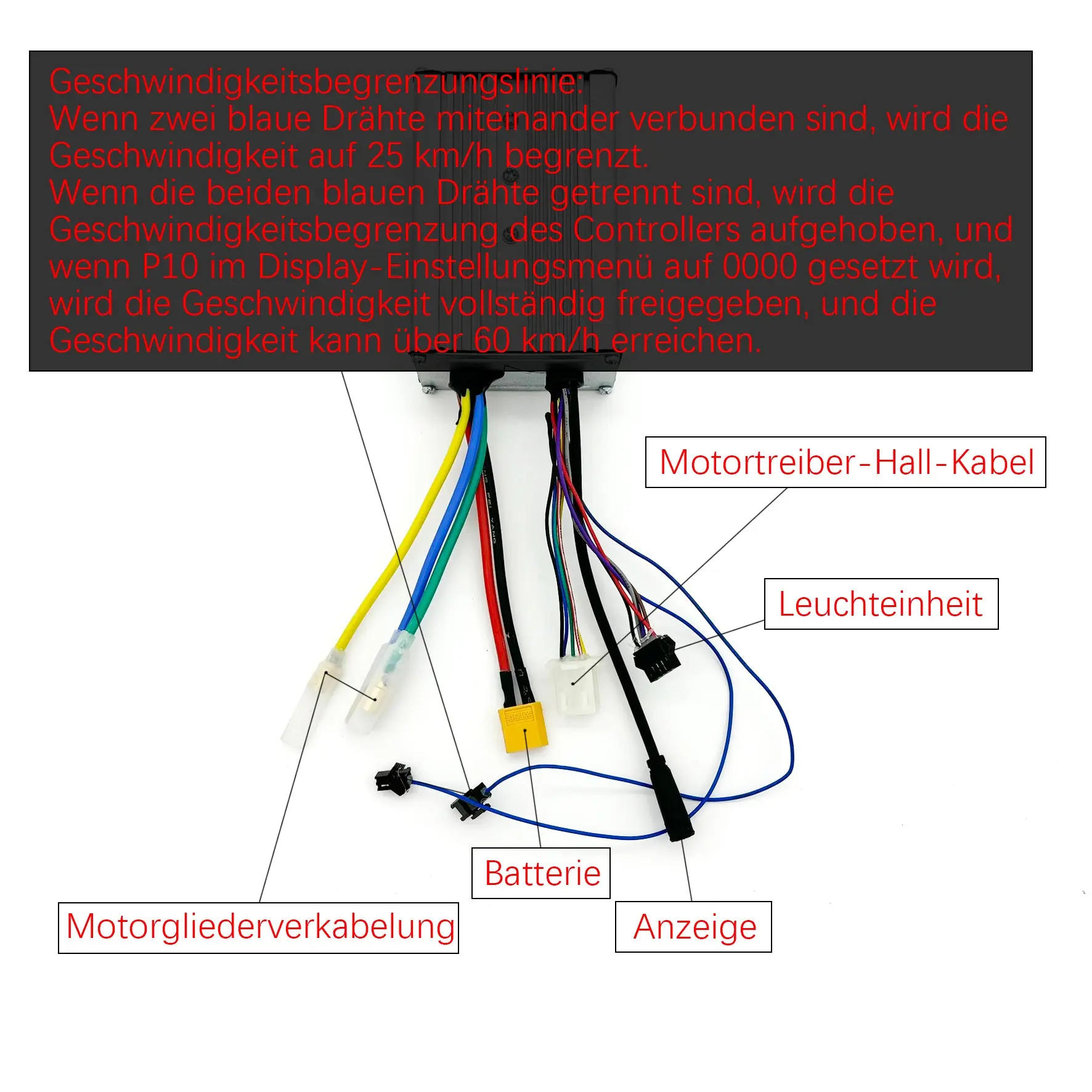 JOYOR S5 ABE/PRO 1000W Speed Unlock Upgrade Kit – Motor, Display & Controller for 60 km/h Top Speed - Image 6
