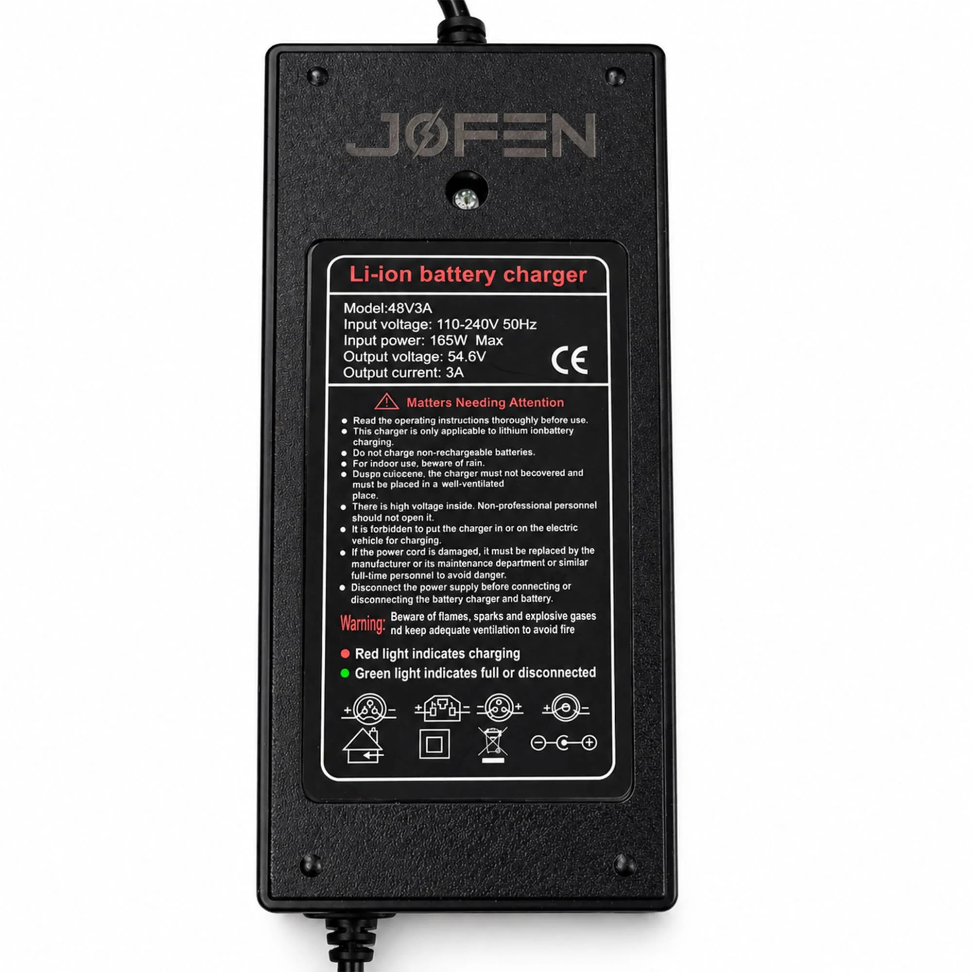 Super Fast Charging Charger for JOYOR Electric Scooter - 48V 3A-5A / 60V 5A - Image 3