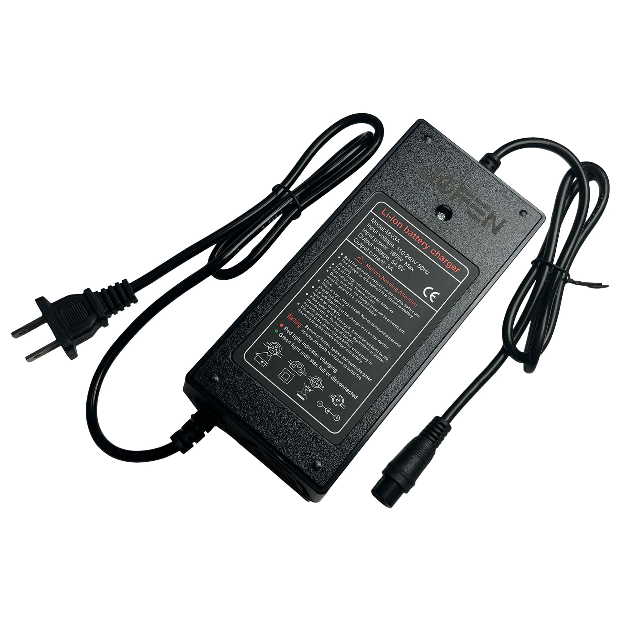JOYOR C10 48V 3A Fast Charger, US/EU Plug Options - Image 4