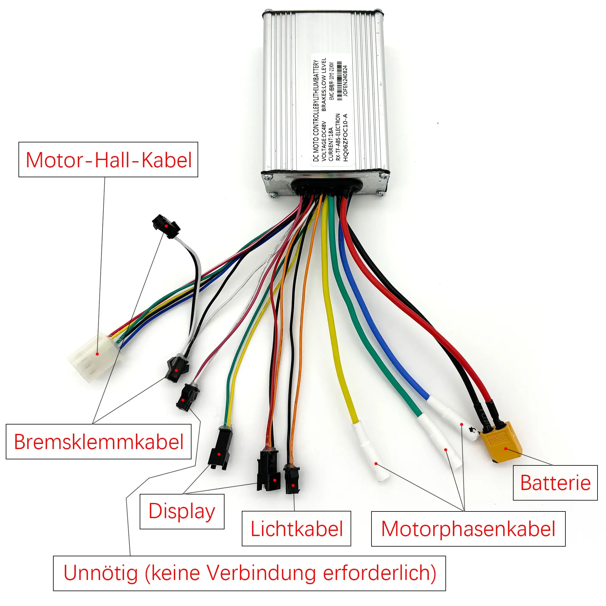 JOYOR Y8S ABE Speed Unlock Kit 36-60Km/h– Controller & Display Included - Image 4